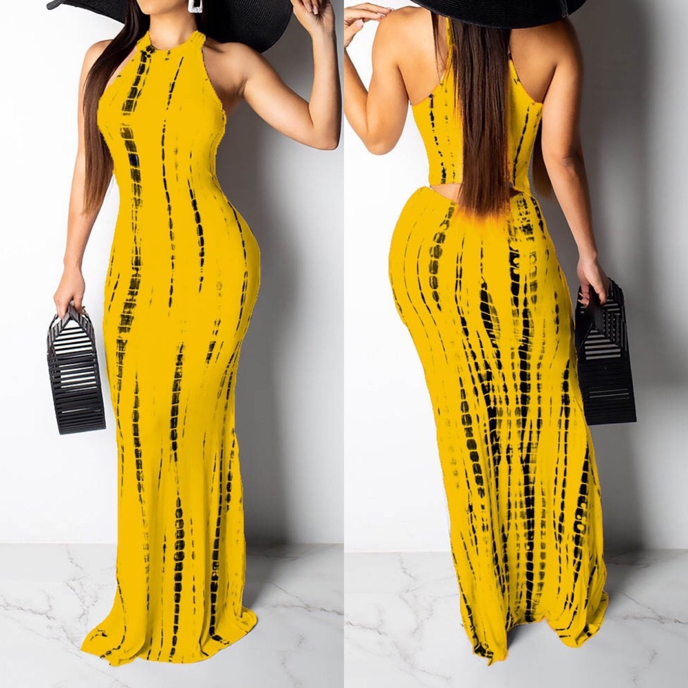 Animal Print Maxi Dress